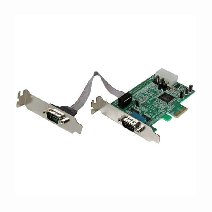 2 Port Low Profile PCIe RS-232 Serial Card from StarTech.com